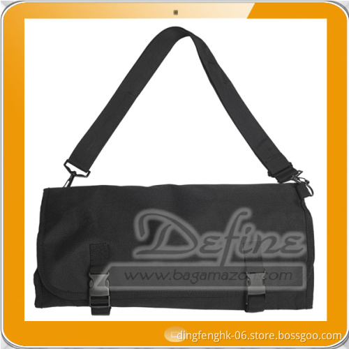 Portable 10 Compartment Knife Bag Organizer Chef Knife Case